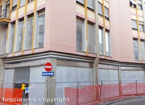 Viterbo - I lavori all'ex Upim