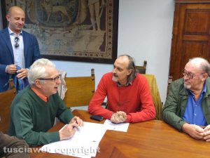 Viterbo - Quarta commissione - Troili, Insogna, Fabbrini e Ciorba