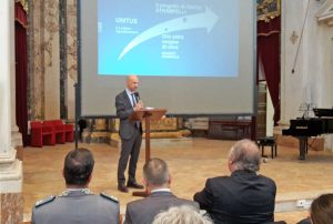 Rieti - Il rettore Ruggieri alla presentazione del centro Strampelli