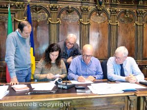 Viterbo - Conferenza dei sindaci - Lo spoglio dei voti