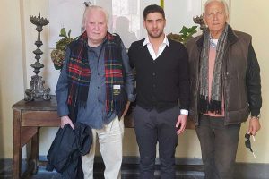 Bolsena - Il cast del film “Wonderwell” a palazzo Cozza Caposalvi
