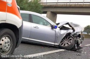 Viterbo - L'incidente sulla Superstrada