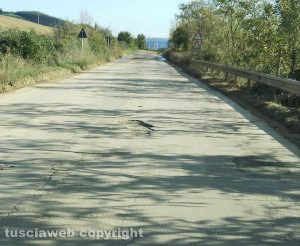 Acquapendente - Le condizioni della SR2 km 141 in direzione Siena