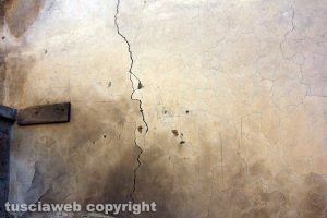 Terremoto - Crolli e lesioni a Sipicciano