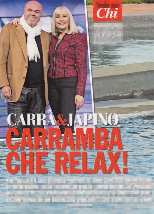 Canino - Raffaella Carrà e Sergio Japino alle Terme di Vulci - Le foto della rivista Chi