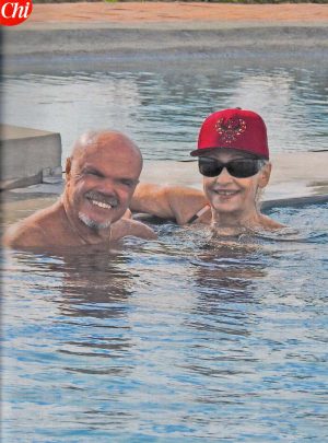 Canino - Raffaella Carrà e Sergio Japino alle Terme di Vulci - Le foto della rivista Chi
