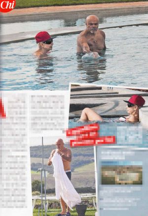 Canino - Raffaella Carrà e Sergio Japino alle Terme di Vulci - Le foto della rivista Chi
