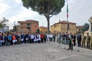 Tarquinia - Le celebrazioni al monumento dei Caduti