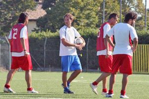 Sport - Calcio - Monterosi - David D'Antoni mentre allena i biancorossi