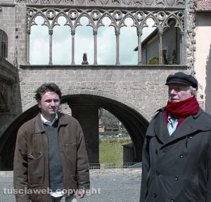 Gianmaria Santucci e Dario Fo a Viterbo