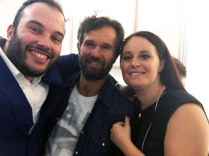 Salvatore Forieri con la moglie Serena Getuli e Cracco