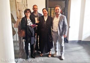 Viterbo - Tiziana Farina, Damiano Amatore, suori Francesca e Mirko Fiorillo