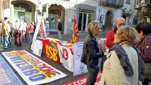 Viterbo - Lo sciopero Usb