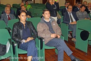 Il convegno Pd "Le riforme in campo" - L'assessora comunale Perà e il deputato Mazzoli