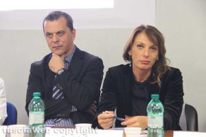 Viterbo - Il direttore sanitario Bray e la direttorice generale della Asl Daniela Donetti
