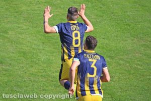Sport - Calcio - Viterbese - Matias Cuffa e Federico Pacciardi