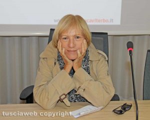 Viterbo - L'assessora regionale alla cultura Lidia Ravera