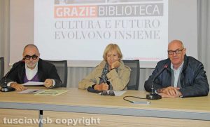 Viterbo - Paolo Pelliccia, Lidia Ravera e Mauro Mazzola