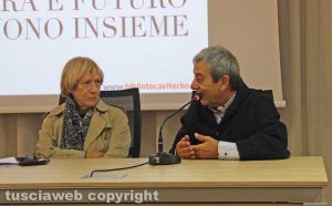 Viterbo - L'assessora regionale Ravera e l'assessore Delli Iaconi