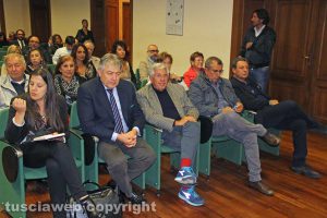 Forza Italia - L'incontro sul referendum - A destra, Giulio Marini