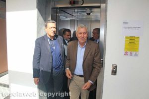 Viterbo - L'ascensore verso il duomo - Giulio Marini e Leonardo Michelini