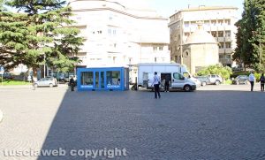 Viterbo - Decathlon - Lo stand agli Almadiani
