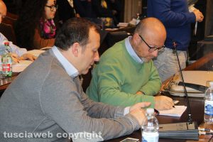 Viterbo - Consiglio comunale - Grancini e Buzzi