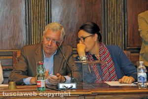 Viterbo - Consiglio comunale - Michelini e Perà