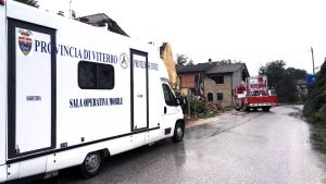 Ufficio mobile della Provincia di Viterbo ad Amatrice