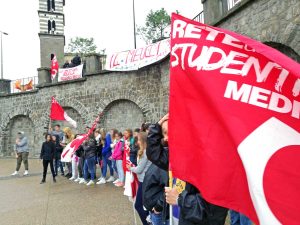 La protesta della Rete degli studenti medi di Viterbo - Foto d'archivio