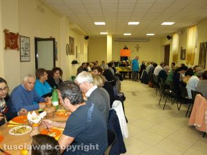 Il pranzo di beneficenza per i terremotati 