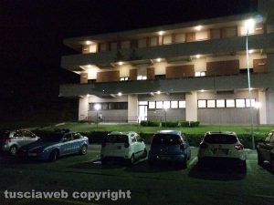 Ospedale di Belcolle - Un'auto della polizia