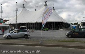Viterbo - Circo in via Falcone e Borsellino