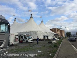 Viterbo - Circo in via Falcone e Borsellino
