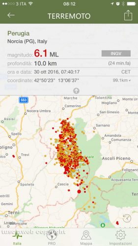 Terremoto - La scossa delle 7,40