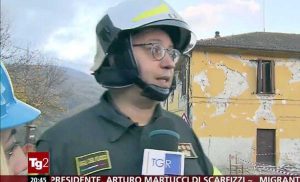 Viterbo - Il comandante dei vigili del fuoco Giuseppe Paduano