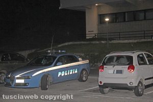 Ospedale di Belcolle - Un'auto della polizia