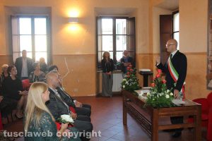 Civita Castellana - Primo matrimonio gay - Piero Conti e Ivaylo Borisov sposi