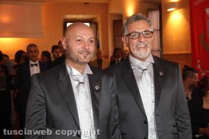Civita Castellana - Primo matrimonio gay - Piero Conti e Ivaylo Borisov sposi