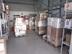 Viterbo - I generi di prima necessità donati alla Cri per Amatrice