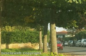 Civita Castellana - La villa dove è stato tentato il colpo