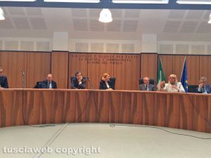 Viterbo - La cerimonia di insediamento della nuova presidente del tribunale