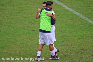 Sport - Calcio - Viterbese - L'esultanza dei gialloblù