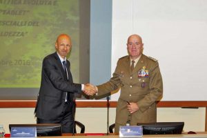 Viterbo - Il rettore Ruggieri e il generale De Col