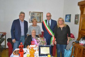 Tarquinia - Mauro Mazzola, Enrico Leoni, Fedora Granella e i familiari