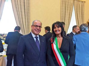 L'ambasciatore Neiva e l'assessora Valeri