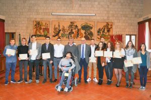 Tarquinia - Gli studenti premiati nel 2015