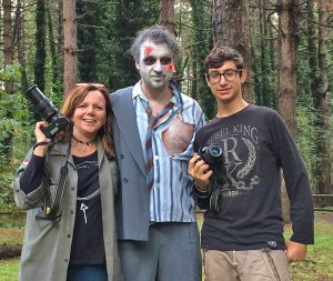 Viterbo - Lietta Granato e Diego Lorrai con un modello
