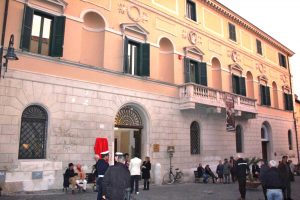 Tarquinia - Palazzo bruschi, sede della biblioteca "V. Cardarelli"