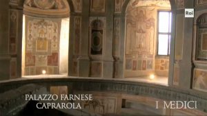 Palazzo Farnese a Caprarola nella serie tv "I Medici"